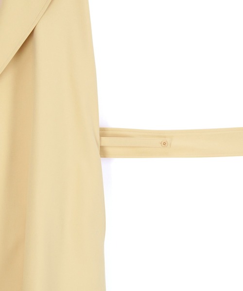 ADAM ET ROPE'（アダムエロペ）の「【アウトレット店舗・WEB限定】ボックスプリーツトレンチコート（トレンチコート・レディース・ベージュ/ネイビー・FREE）」の15枚目の写真