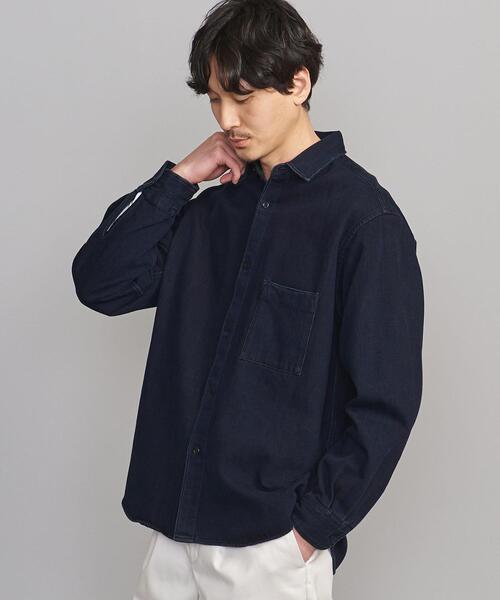 BY モダン デニム 2ポケット ビッグシルエットシャツ BEAUTY&YOUTH UNITED ARROWS（ビューティーアンドユース