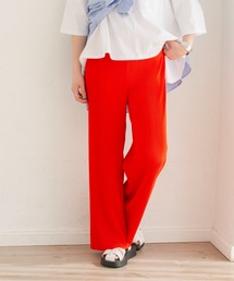プリーツストレートパンツ