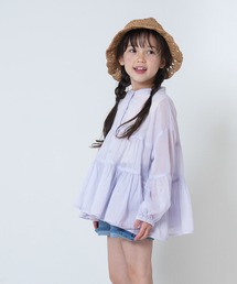 coca（coca） | キッズ 親子お揃いティアードガーゼブラウス(シャツ/ブラウス)