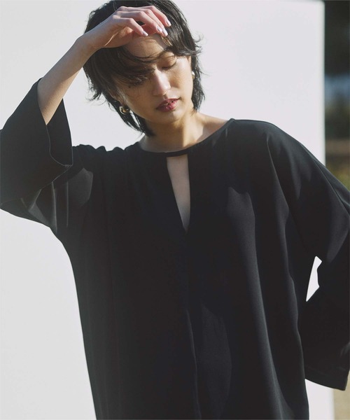 miette（ミエット）の「ｷｰﾈｯｸﾛﾝｸﾞﾜﾝﾋﾟｰｽ（ワンピース・レディース・ブラック・FREE）」の10枚目の写真