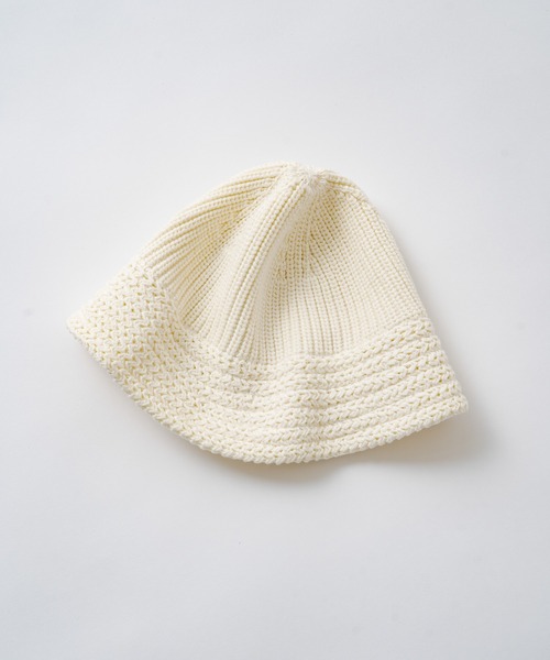 WHIMSIC(ウィムジック)の「【WHIMSIC】ニットメトロハット(ハット・レディース・ホワイト/ブラック/ベージュ/ネイビー・FREE)」の8枚目の写真