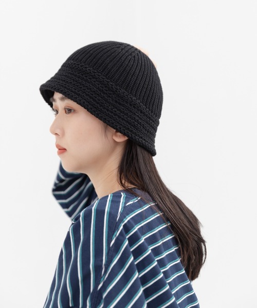 WHIMSIC(ウィムジック)の「【WHIMSIC】ニットメトロハット(ハット・レディース・ホワイト/ブラック/ベージュ/ネイビー・FREE)」の20枚目の写真