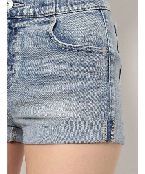 GYDA H/Wボタンデニムパンツ GYDA（ジェイダ）の「H/Wボタンデニムショートパンツ（デニム