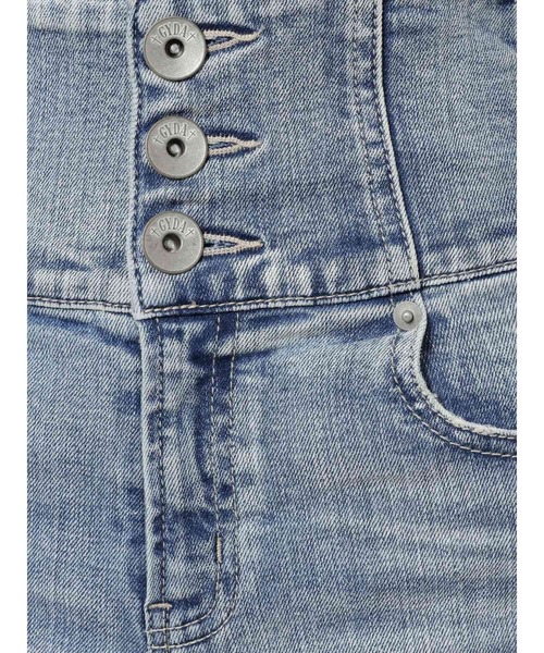 GYDA（ジェイダ）の「H/Wボタンデニムショートパンツ（デニムパンツ