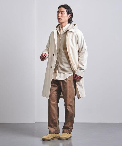 UNITED ARROWS(ユナイテッドアローズ)の「<UNITED ARROWS> ブークレ ジップ フーディ(パーカー・メンズ・ダークブラウン/ベージュ/ライム/ダークグレー・S/M/L/XL)」の17枚目の写真