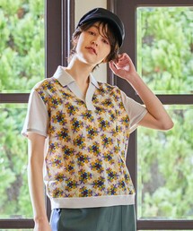 PS Paul Smith（ピーエスポールスミス）の「【WEB限定アイテム・洗える】ジェムカレイドスコープ プリントコンビ ニット（ニット/セーター）」