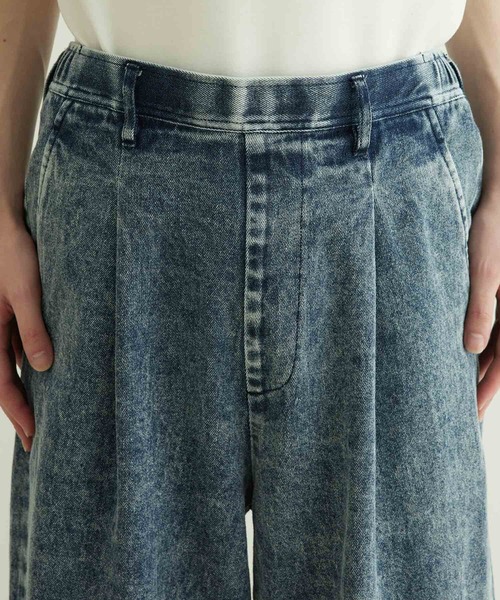 JUNRED（ジュンレッド）の「デニムワイドテーパードパンツ（デニムパンツ・メンズ・ブルー/ネイビー・M/L/LL）」の11枚目の写真