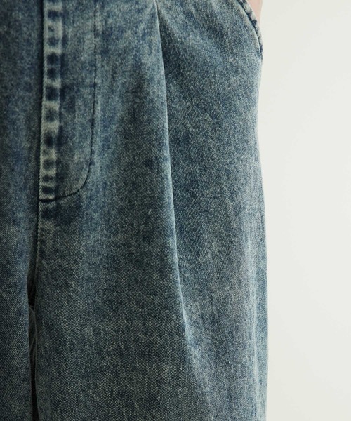 JUNRED（ジュンレッド）の「デニムワイドテーパードパンツ（デニムパンツ・メンズ・ブルー/ネイビー・M/L/LL）」の14枚目の写真