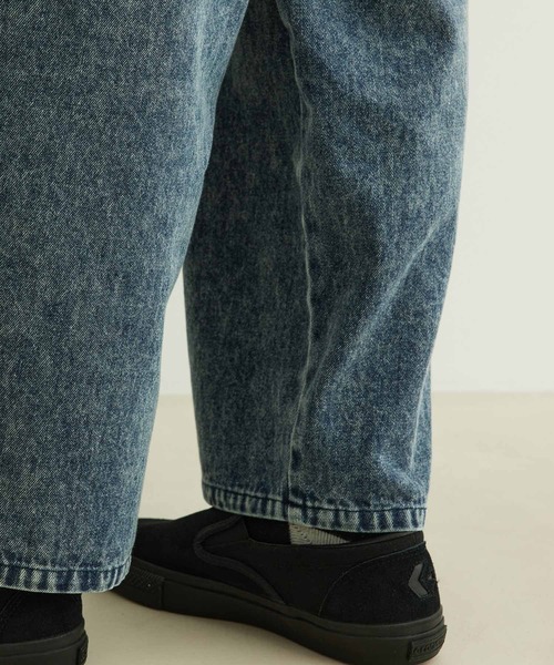 JUNRED（ジュンレッド）の「デニムワイドテーパードパンツ（デニムパンツ・メンズ・ブルー/ネイビー・M/L/LL）」の16枚目の写真