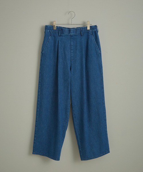 JUNRED（ジュンレッド）の「デニムワイドテーパードパンツ（デニムパンツ・メンズ・ブルー/ネイビー・M/L/LL）」の18枚目の写真