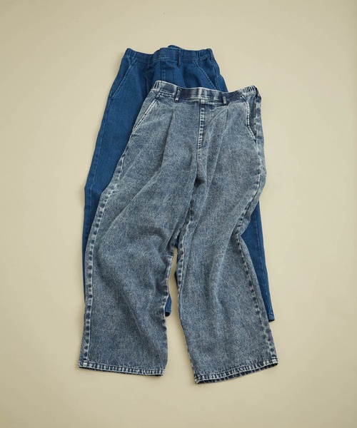 JUNRED（ジュンレッド）の「デニムワイドテーパードパンツ（デニムパンツ・メンズ・ブルー/ネイビー・M/L/LL）」の19枚目の写真