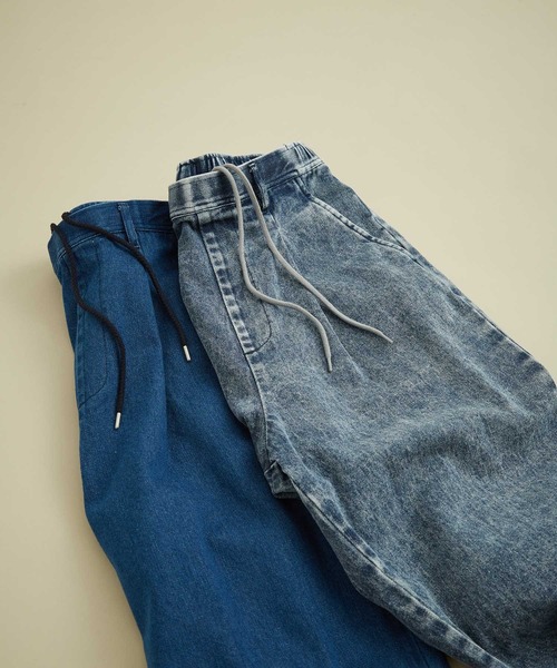 JUNRED（ジュンレッド）の「デニムワイドテーパードパンツ（デニムパンツ・メンズ・ブルー/ネイビー・M/L/LL）」の21枚目の写真