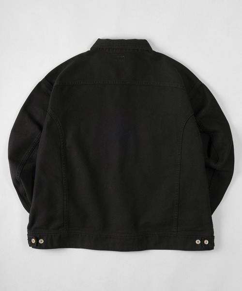 Lee（リー）の「【Lee/リー】オーバーサイズ ワークジャケット/ CPOジャケット/カバーオール（ブルゾン・メンズ・グレイッシュベージュ/ブラック/ネイビー/アイボリー・L/XL/S/M）」の9枚目の写真