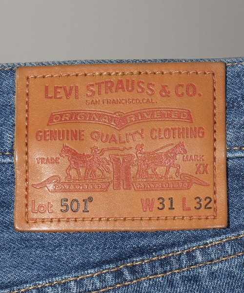 Levi's（リーバイス）の「501(R) オリジナルフィット MIU TOPEKA（デニムパンツ・メンズ・ダークインディゴブルー・W28 L32/W29 L32/W30 L32/W31 L32/W32 L32/W33 L32/W34 L32/W36 L32/38inch）」の10枚目の写真