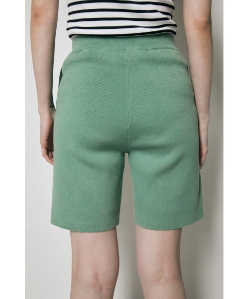 MOUSSY（マウジー）の「KNIT SHORT パンツ（その他パンツ・レディース・キナリ/ブラック/ライトグリーン・FREE）」の5枚目の写真