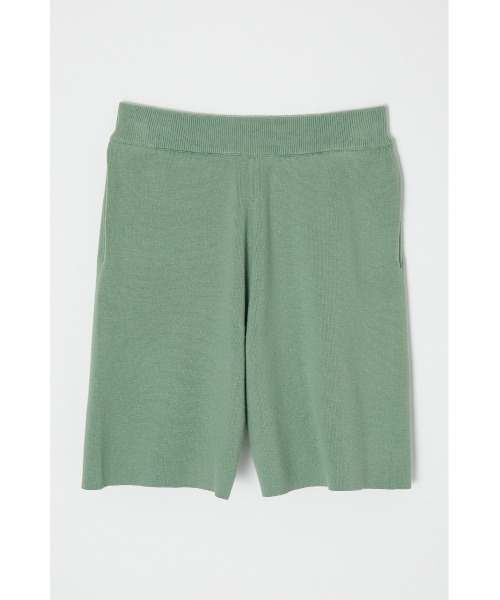 MOUSSY（マウジー）の「KNIT SHORT パンツ（その他パンツ・レディース・キナリ/ブラック/ライトグリーン・FREE）」の11枚目の写真