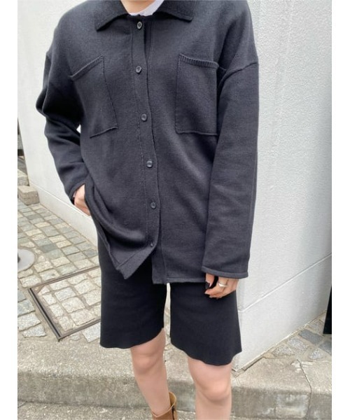 MOUSSY（マウジー）の「KNIT SHORT パンツ（その他パンツ・レディース・キナリ/ブラック/ライトグリーン・FREE）」の18枚目の写真