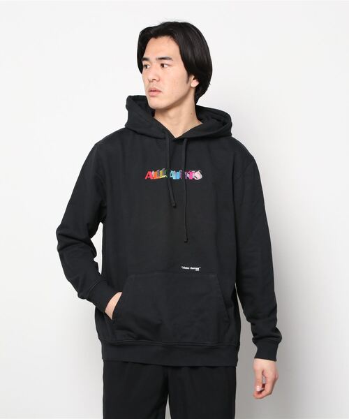 ALLSAINTS(オールセインツ)の「GAMER PULLOVER HOODIE | GAMER プルオーバー フーディー(パーカー・メンズ・ブラック・M/S/XS)」の7枚目の写真