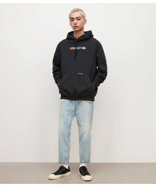 ALLSAINTS(オールセインツ)の「GAMER PULLOVER HOODIE | GAMER プルオーバー フーディー(パーカー・メンズ・ブラック・M/S/XS)」の5枚目の写真