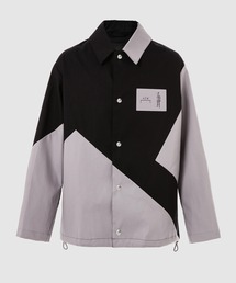 GEOMETRIC OVERSHIRT