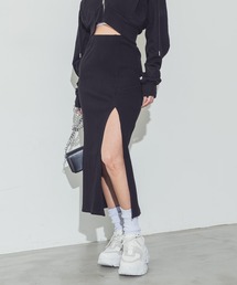 BLONDEY | タイトスリットリブスカート(スカート)