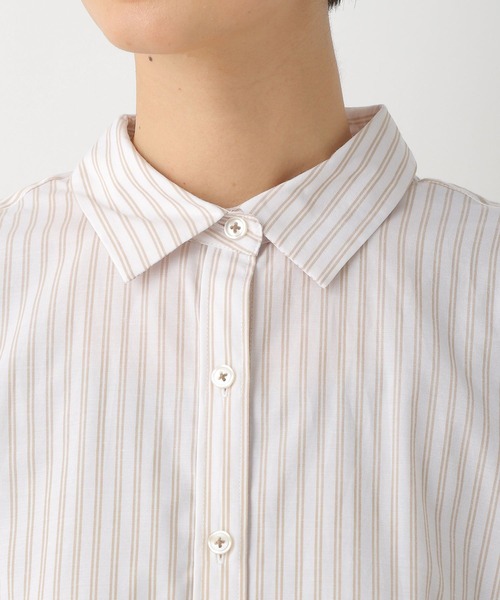 LEPSIM（レプシィム）の「キリカエストライプシャツ　274019（シャツ/ブラウス・レディース・ベージュ/ライトブルー・FREE）」の16枚目の写真