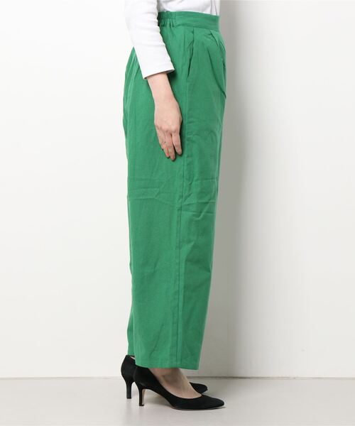 Samansa Mos2（サマンサ モスモス）の「カラーストレートパンツ（その他パンツ・レディース・オレンジ/グリーン・ﾌﾘ-）」の4枚目の写真