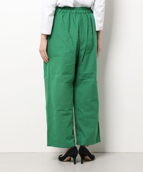 Samansa Mos2（サマンサ モスモス）の「カラーストレートパンツ（その他パンツ・レディース・オレンジ/グリーン・ﾌﾘ-）」の3枚目の写真