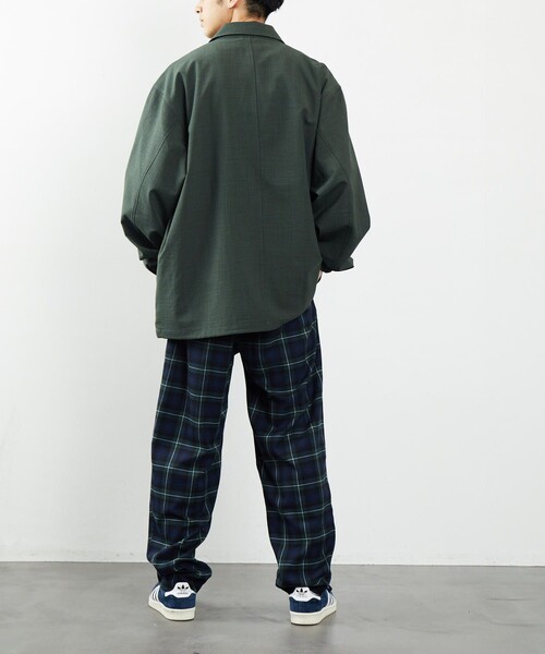 FREAK'S STORE(フリークスストア)の「FREAK'S STORE/フリークス ストア リネンタッチ コーチジャケット/T-LINENLIKE CJK/コーチジャケット(その他アウター・メンズ・ブラック/ベージュ/グリーン/グレイッシュベージュ・SMALL/MEDIUM/LARGE)」の5枚目の写真