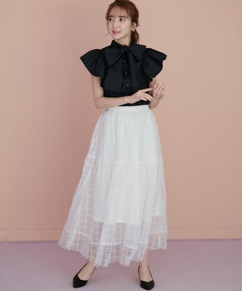 VIOLETTA（ヴィオレッタ）の「チェックチュールスカート