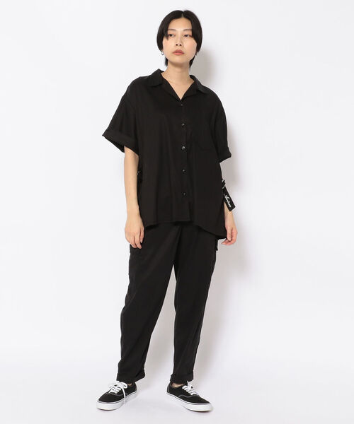 AVIREX（アヴィレックス）の「TENCEL CARGO PANTS/ テンセルカーゴパンツ（カーゴパンツ・レディース・ブラック/アイボリー/オリーブ・SMALL/MEDIUM/LARGE）」の11枚目の写真