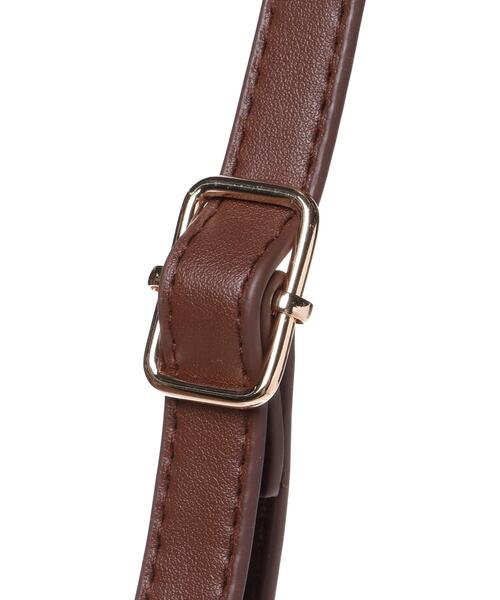 INGNI(イング)の「合皮×雑材コンビショルダーBAG(トートバッグ・レディース・ホワイト系2/アイボリー系3・ONE SIZE)」の7枚目の写真