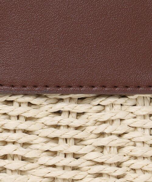 INGNI(イング)の「合皮×雑材コンビショルダーBAG(トートバッグ・レディース・ホワイト系2/アイボリー系3・ONE SIZE)」の10枚目の写真