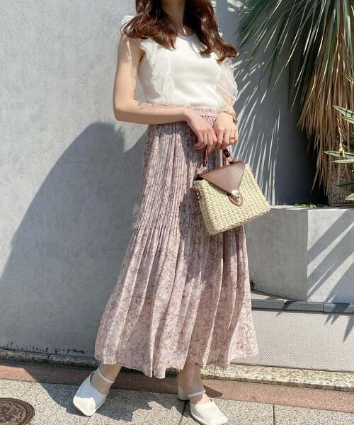 INGNI(イング)の「合皮×雑材コンビショルダーBAG(トートバッグ・レディース・ホワイト系2/アイボリー系3・ONE SIZE)」の12枚目の写真