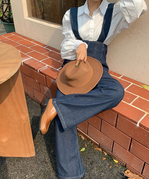 ANOTHER S(アナザーエス)の「サロペットデニムパンツ(デニムパンツ・レディース・ブルー・S/M/L)」の6枚目の写真