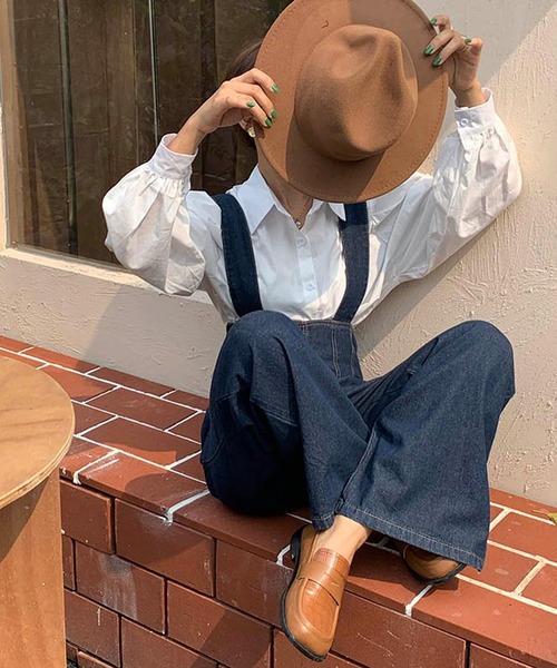 ANOTHER S(アナザーエス)の「サロペットデニムパンツ(デニムパンツ・レディース・ブルー・S/M/L)」の5枚目の写真