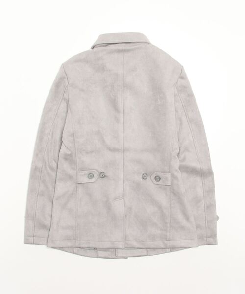 BLUE TORNADO（ブルートルネード）の「BLUE TORNADO∴ポンチスウェードショートステンカラーコート（ステンカラーコート・メンズ・ネイビー/グレー系その他・M/L）」の3枚目の写真