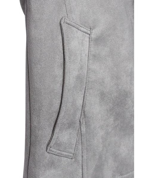 BLUE TORNADO（ブルートルネード）の「BLUE TORNADO∴ポンチスウェードショートステンカラーコート（ステンカラーコート・メンズ・ネイビー/グレー系その他・M/L）」の22枚目の写真