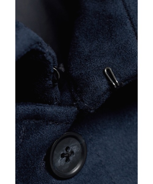 BLUE TORNADO（ブルートルネード）の「BLUE TORNADO∴ポンチスウェードショートステンカラーコート（ステンカラーコート・メンズ・ネイビー/グレー系その他・M/L）」の15枚目の写真