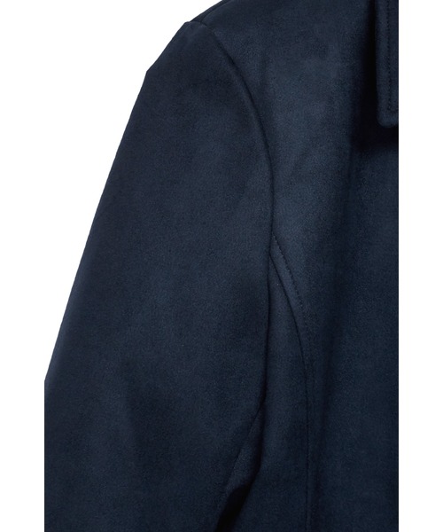 BLUE TORNADO（ブルートルネード）の「BLUE TORNADO∴ポンチスウェードショートステンカラーコート（ステンカラーコート・メンズ・ネイビー/グレー系その他・M/L）」の12枚目の写真