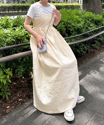Alley by w closet | 【お気に入り数4.7万人突破 / ZOZO限定カラー / Alley】ふくれジャガードキャミドレス(ワンピース)