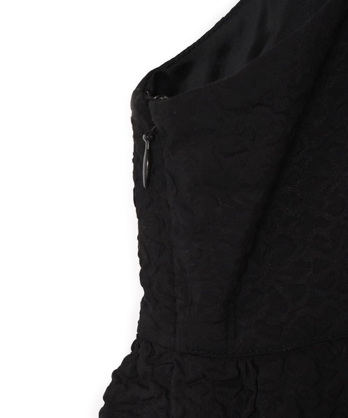 Alley by w closet(アリーバイダブルクローゼット)の「【お気に入り数4.7万人突破 / ZOZO限定カラー / Alley】ふくれジャガードキャミドレス(ワンピース・レディース・ブラック/ピンク/アイボリー/ラベンダー/ミント/ダークブルー/ベージュ/サックスブルー/ブラック系その他/オフホワイト/ブルー/パープル・FREE)」の15枚目の写真