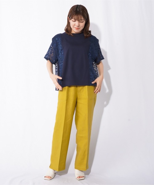 RODEO(ロデオ)の「RODEO ロデオ 2wayオパールカットソー(Tシャツ/カットソー・レディース・オフホワイト/ネイビー・FREE)」の15枚目の写真
