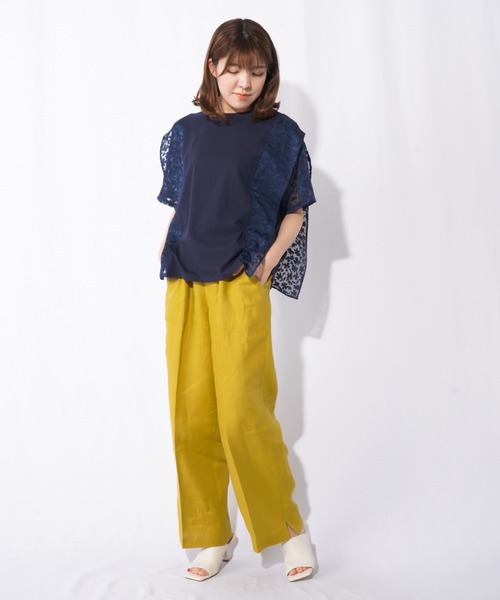 RODEO(ロデオ)の「RODEO ロデオ 2wayオパールカットソー(Tシャツ/カットソー・レディース・オフホワイト/ネイビー・FREE)」の13枚目の写真
