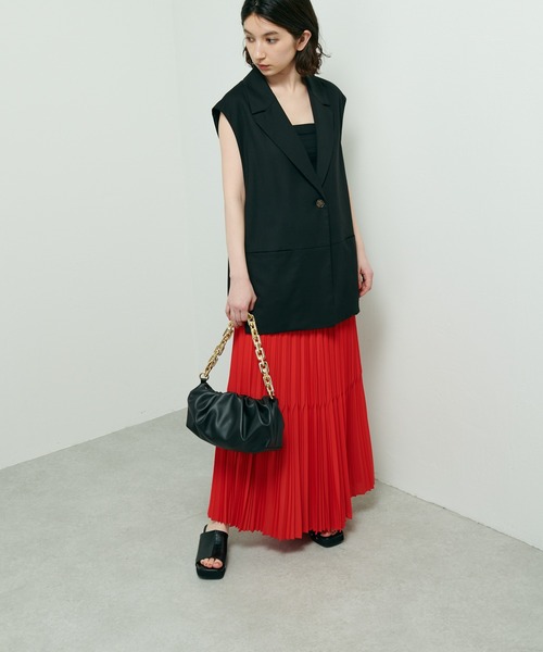 Lui's（ルイス）の「ランダムプリーツスカート（スカート・レディース・レッド/ブルー/ブラック・FREE）」の7枚目の写真