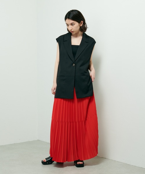 Lui's（ルイス）の「ランダムプリーツスカート（スカート・レディース・レッド/ブルー/ブラック・FREE）」の13枚目の写真