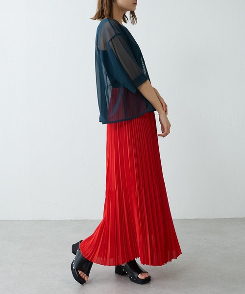 Lui's（ルイス）の「ランダムプリーツスカート（スカート・レディース・レッド/ブルー/ブラック・FREE）」の15枚目の写真