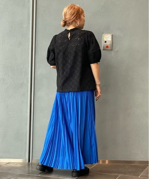 Lui's（ルイス）の「ランダムプリーツスカート（スカート・レディース・レッド/ブルー/ブラック・FREE）」の4枚目の写真