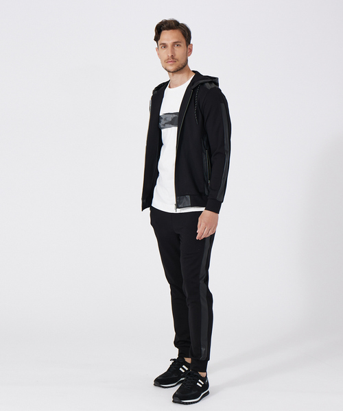 5351 POUR LES HOMMES(ゴーサンゴーイチプールオム)の「プリントクルーネック Tシャツ(Tシャツ/カットソー・メンズ・ホワイト/ブラック・44/46/48/50)」の10枚目の写真